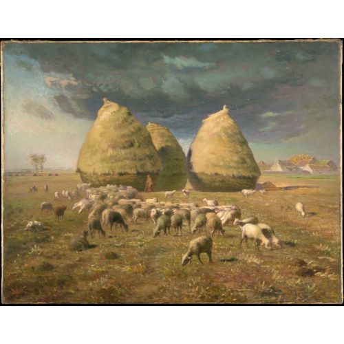 Jean Francois Millet, Haystacks Autumn Jean Francois Millet, Haystacks Autumn