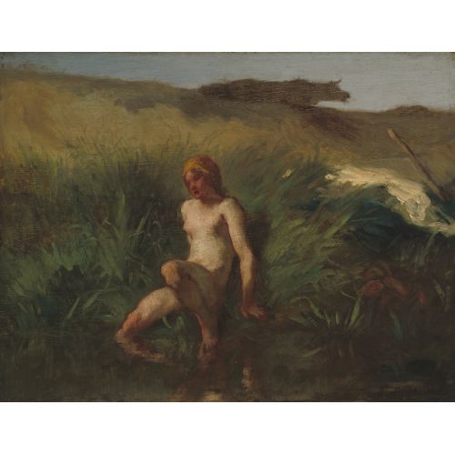 Jean François Millet Yıkanan Kadın Jean François Millet Yıkanan Kadın
