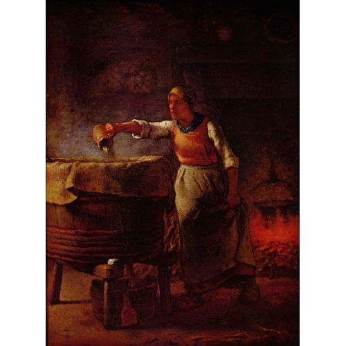 Jean François Millet Çamaşırcı Kadın Jean François Millet Çamaşırcı Kadın
