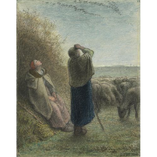 Jean Francois Millet, Le Passage Des Oies Sauvages Jean Francois Millet, Le Passage Des Oies Sauvages