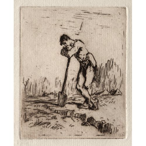 Jean François Millet Bir Kürekle Eğilen Adam Jean François Millet Bir Kürekle Eğilen Adam