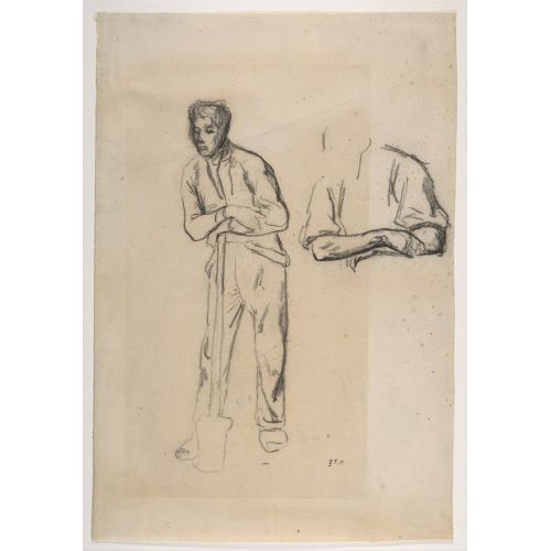 Jean François Millet Bir Kürek İle Adam Jean François Millet Bir Kürek İle Adam
