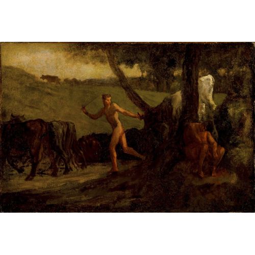 Jean François Millet Argus İneklerini Suya Getiriyor Jean François Millet Argus İneklerini Suya Getiriyor