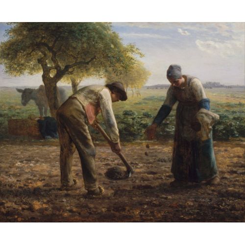 Jean Francois Millet, Potato Planters Jean Francois Millet, Potato Planters