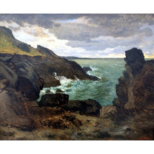 Jean Francois Millet, Rocky Coast At Greville