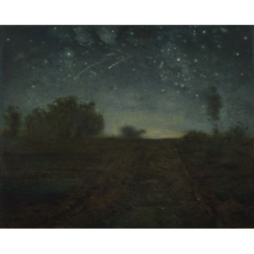 Jean Francois Millet, Starry Night Jean Francois Millet, Starry Night