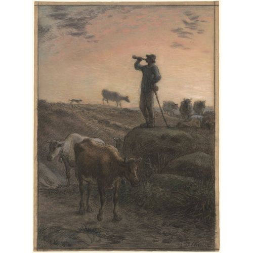 Jean Francois Millet, Calling Home The Cows
