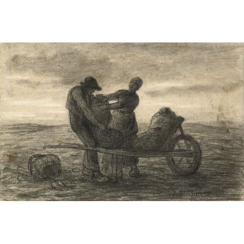 Jean Francois Millet, The Potato Harvest Jean Francois Millet, The Potato Harvest