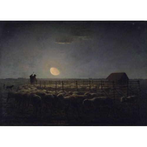 Jean François Millet Ağıl Ay Işığı Walters Jean François Millet Ağıl Ay Işığı Walters