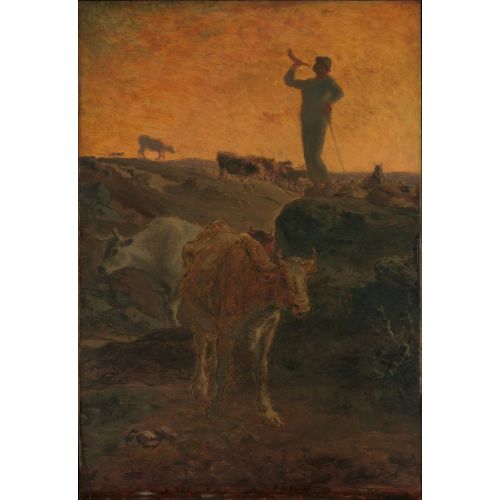 Jean Francois Millet, Calling Home The Cows II