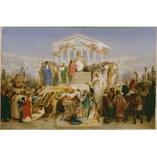 Jean Leon Gerome, Augustus Çağı Mesih Doğuşu Jean Leon Gerome, Augustus Çağı Mesih Doğuşu