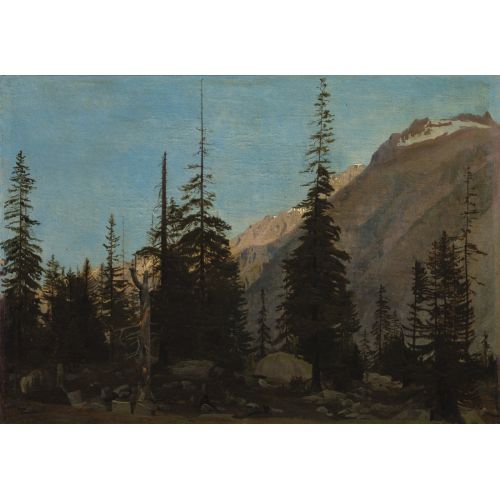 Jean Leon Gerome, Alpine Landscape The Handegg Switzerland