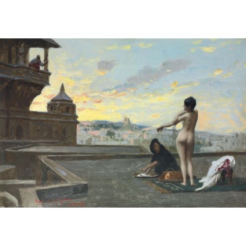 Jean Leon Gerome, Bethsabee İçin Çalışma Jean Leon Gerome, Bethsabee İçin Çalışma