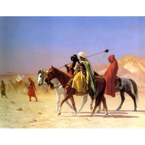 Jean Leon Gerome, Arabs Crossing The Desert