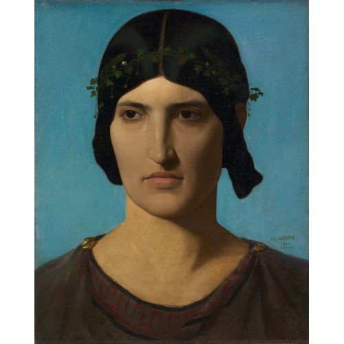 Jean Leon Gerome, Head Of An Italian Woman