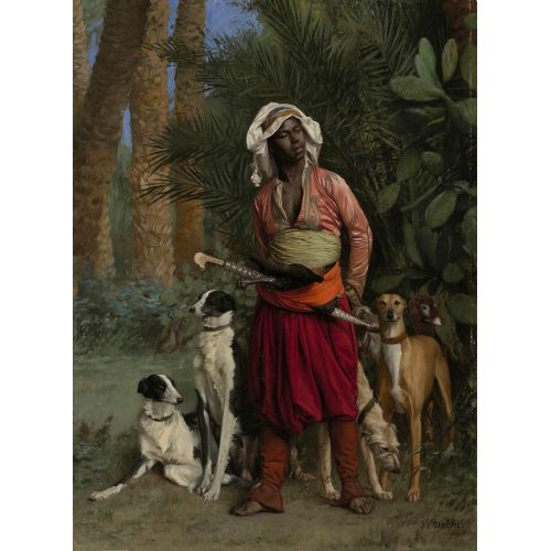 Jean Leon Gerome, Avcıların Zenci Ustası Jean Leon Gerome, Avcıların Zenci Ustası