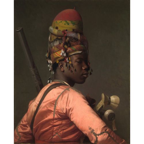Jean Leon Gerome, Siyah Bashi Bazouk Jean Leon Gerome, Siyah Bashi Bazouk