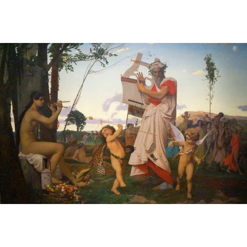 Jean Leon Gerome, Anacreon Bacchus And Cupid