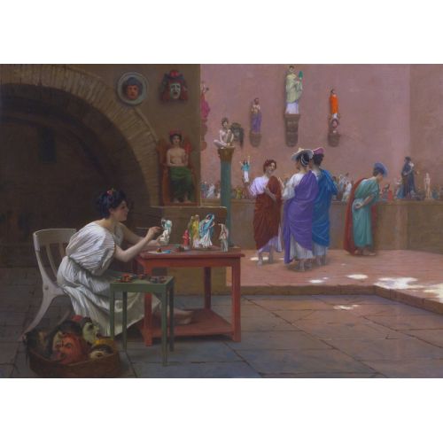 Jean Leon Gerome, Breathes Life Into Sculpture Jean Leon Gerome, Breathes Life Into Sculpture