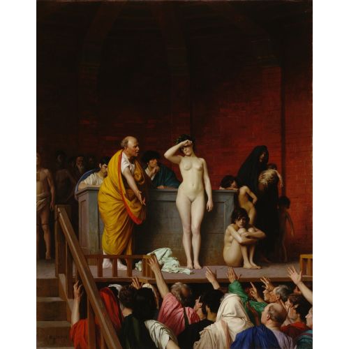 Jean Leon Gerome, Köle Pazarı Roma Jean Leon Gerome, Köle Pazarı Roma