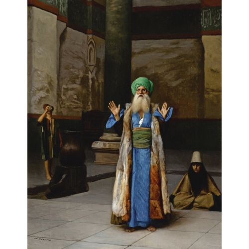 Jean Leon Gerome, A Sultan At Prayer
