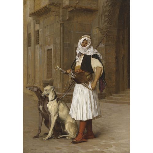 Jean Leon Gerome, Arnault And Two Whippets