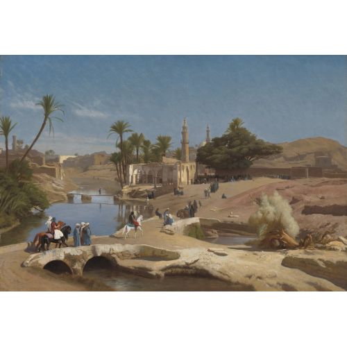 Jean Leon Gerome, Medinet El Fayoum Görüntüsü Jean Leon Gerome, Medinet El Fayoum Görüntüsü