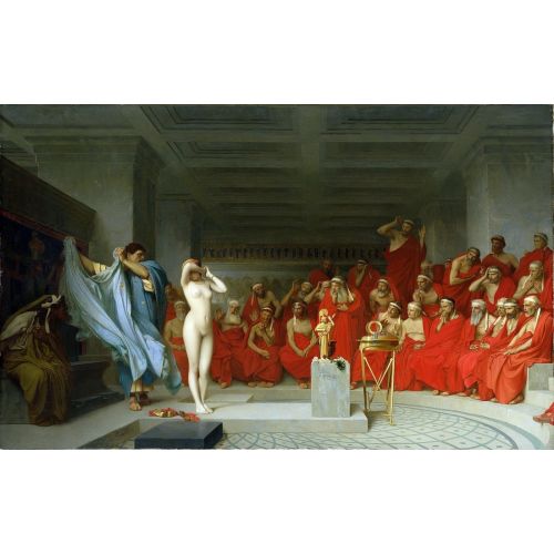 Jean Leon Gerome, Phryne Areopagus Dan Önce Açıkladı Jean Leon Gerome, Phryne Areopagus Dan Önce Açıkladı