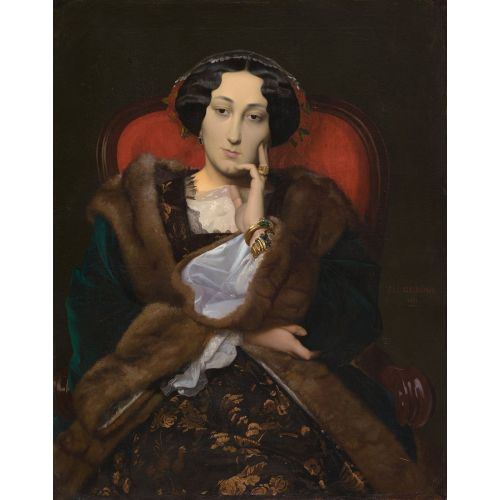 Jean Leon Gerome, Portrait Of A Woman