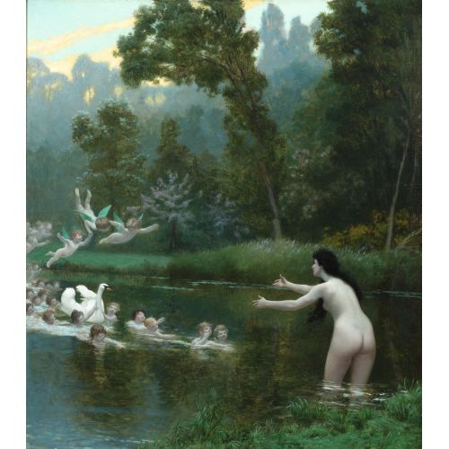 Jean Leon Gerome, Leda Ve Kuğu Jean Leon Gerome, Leda Ve Kuğu