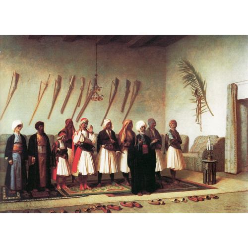 Jean Leon Gerome, Bir Arnaut Şefinin Evinde Dua Jean Leon Gerome, Bir Arnaut Şefinin Evinde Dua