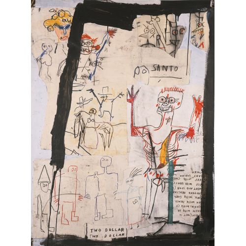 Jean-Michel Basquiat, Santo Versus Second Avenue Expressionism Art Movements Jean-Michel Basquiat, Santo Versus Second
