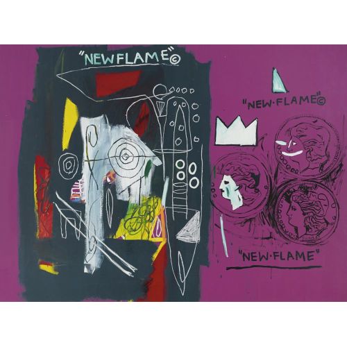 Jean-Michel Basquiat, And Andy Warhol, New Flame Jean-Michel Basquiat, And Andy Warhol, New Flame