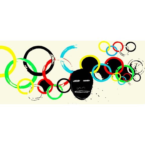 Jean-Michel Basquiat, And Andy Warhol, Olympic Rings Jean-Michel Basquiat, And Andy Warhol, Olympic Rings