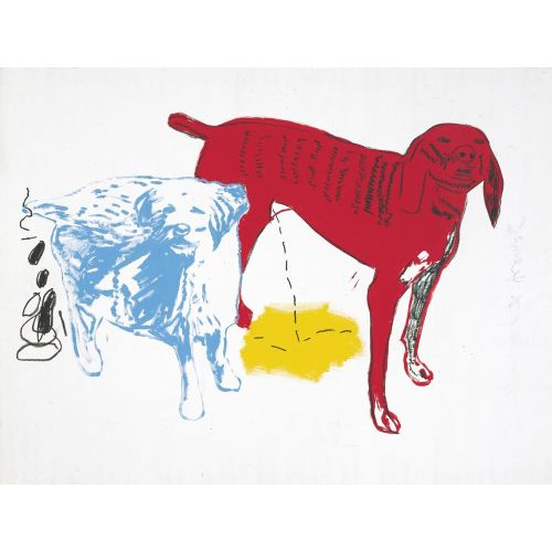 Jean-Michel Basquiat, And Andy Warhol, Two Dogs Jean-Michel Basquiat, And Andy Warhol, Two Dogs