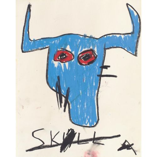 Jean-Michel Basquiat, Bull Skull Expressionism Jean-Michel Basquiat, Bull Skull Expressionism Art Movements Jean-Michel Basquiat, Bull SkullThe subject of this artwork is a