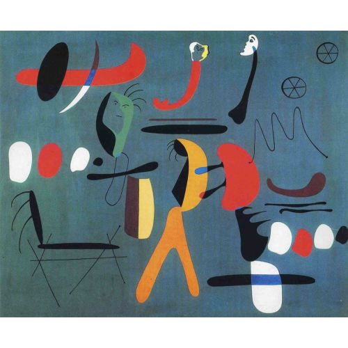 Joan Miro, Üzüm Ve Zeytin Ağaçları
