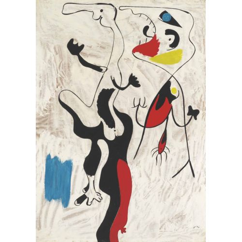Joan Miro, Homme Et Femme
