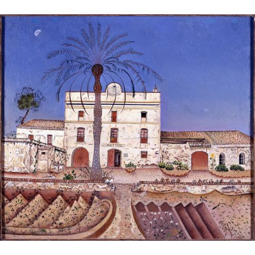 Joan Miro, Palmiye Ağacı İle Ev