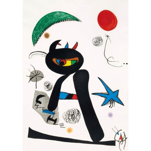 Joan Miro, Barbare Dans La Neige