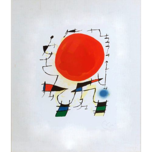 Joan Miro, The Red Sun