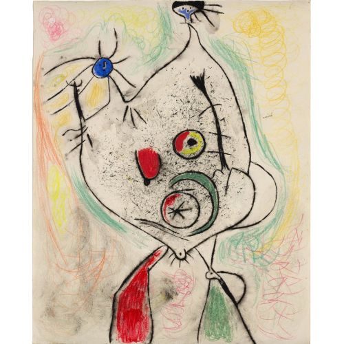 Joan Miro, Lienzo Tela