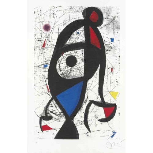 Joan Miro, The Fire Of Poetry