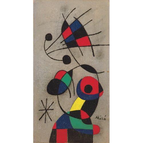Joan Miro, The Bird Deploys Its Beautiful Plumage