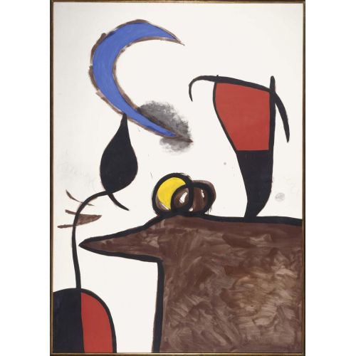 Joan Miro, Woman And Bird