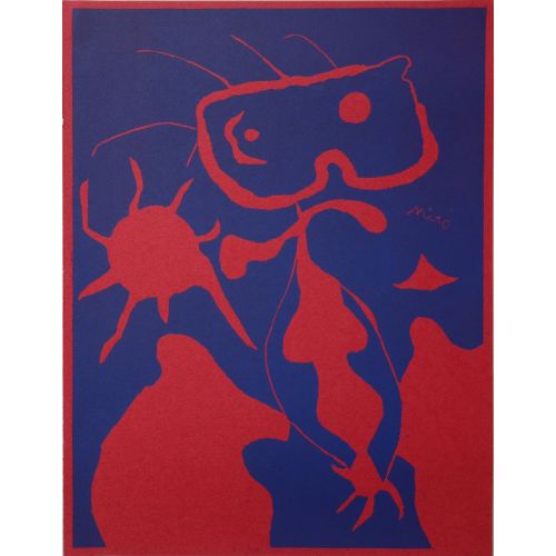 Joan Miro, Kırmızı Güneş İle Çocuk