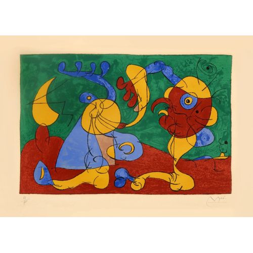 Joan Miro, Pl7 From Ubu Roi
