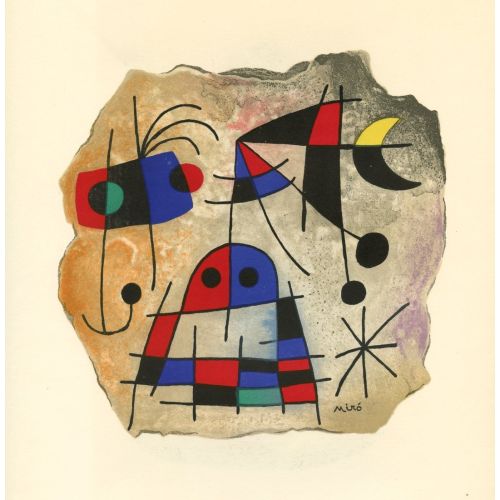 Joan Miro, Pochoir 1953