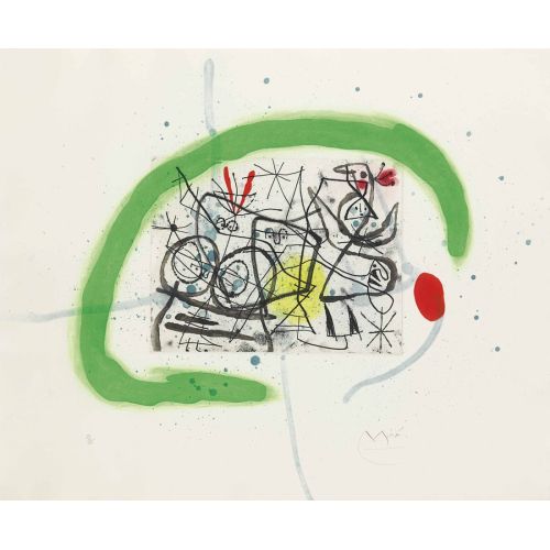 Joan Miro, Preparatifs Doiseaux