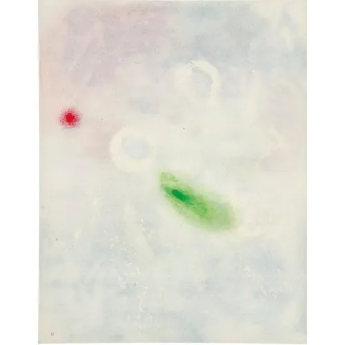 Joan Miro Red Point And Yellow Line Surrealism Art Movements Canvas, Drawing Paper Prints, Reproduction Oil Painting and High